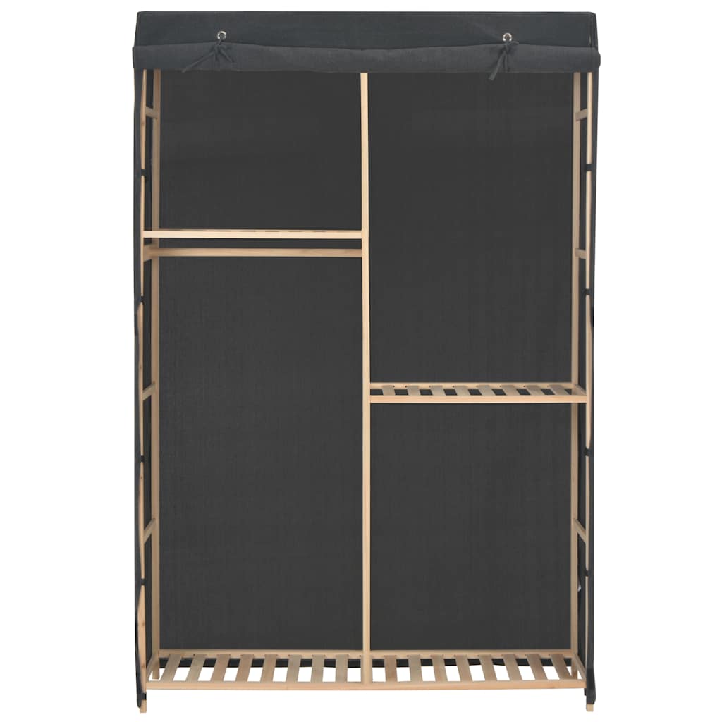 Ormar s 3 razine od tkanine 110 x 40 x 170 cm sivi