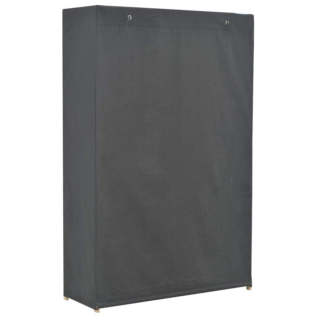 Ormar s 3 razine od tkanine 110 x 40 x 170 cm sivi