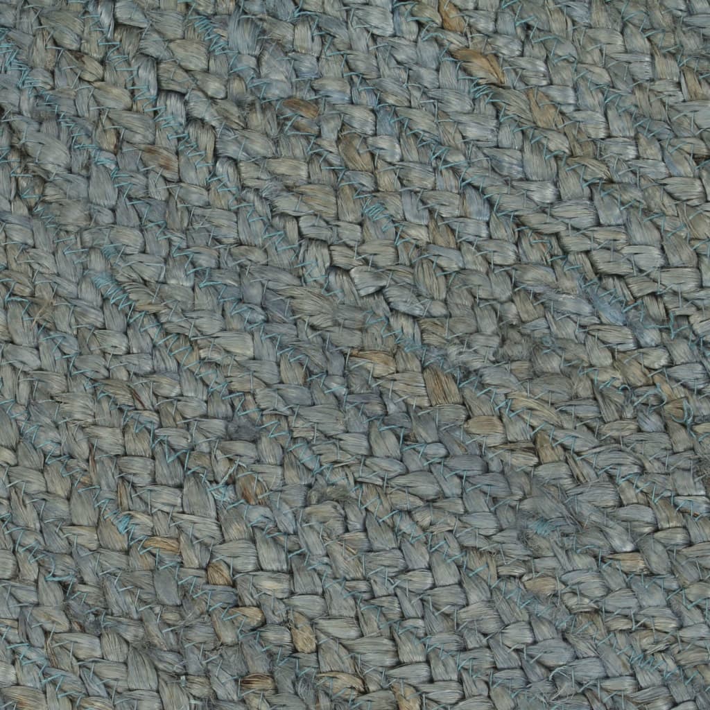 Ručno rađeni tepih od jute okrugli 90 cm maslinastozeleni