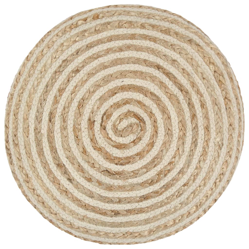Ručno rađeni tabure od jute 40 x 45 cm
