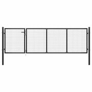 Vrtna vrata Čelik 350x100 cm Antracit