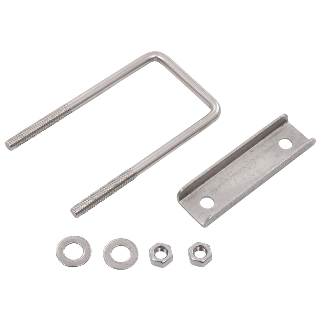 U-spojnik za stupove ograde 60 x 40 mm 25 setova