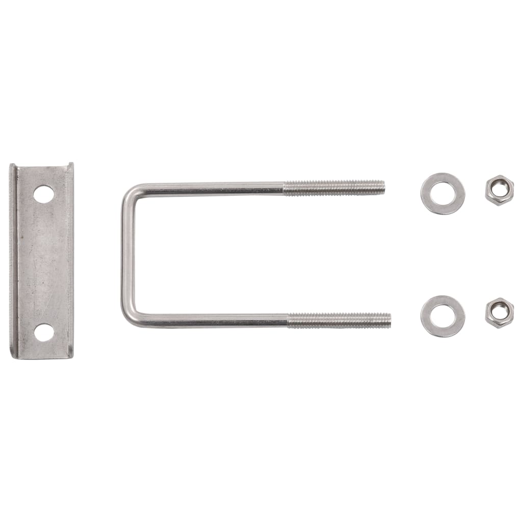 U-spojnik za stupove ograde 60 x 40 mm 25 setova
