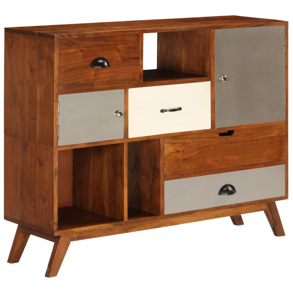 Komoda od masivnog bagremovog drva 115 x 35 x 86 cm