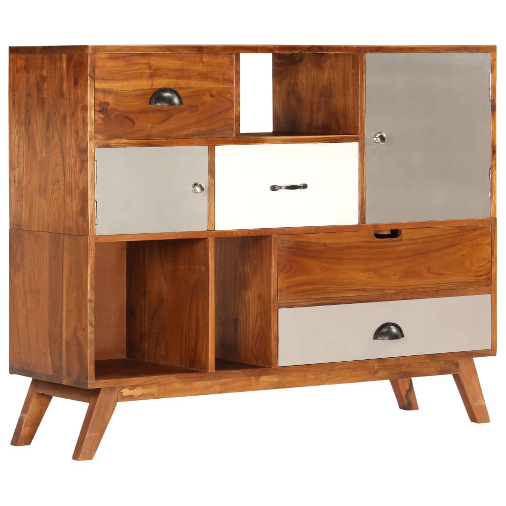 Komoda od masivnog bagremovog drva 115 x 35 x 86 cm