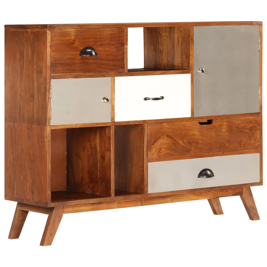 Komoda od masivnog bagremovog drva 115 x 35 x 86 cm