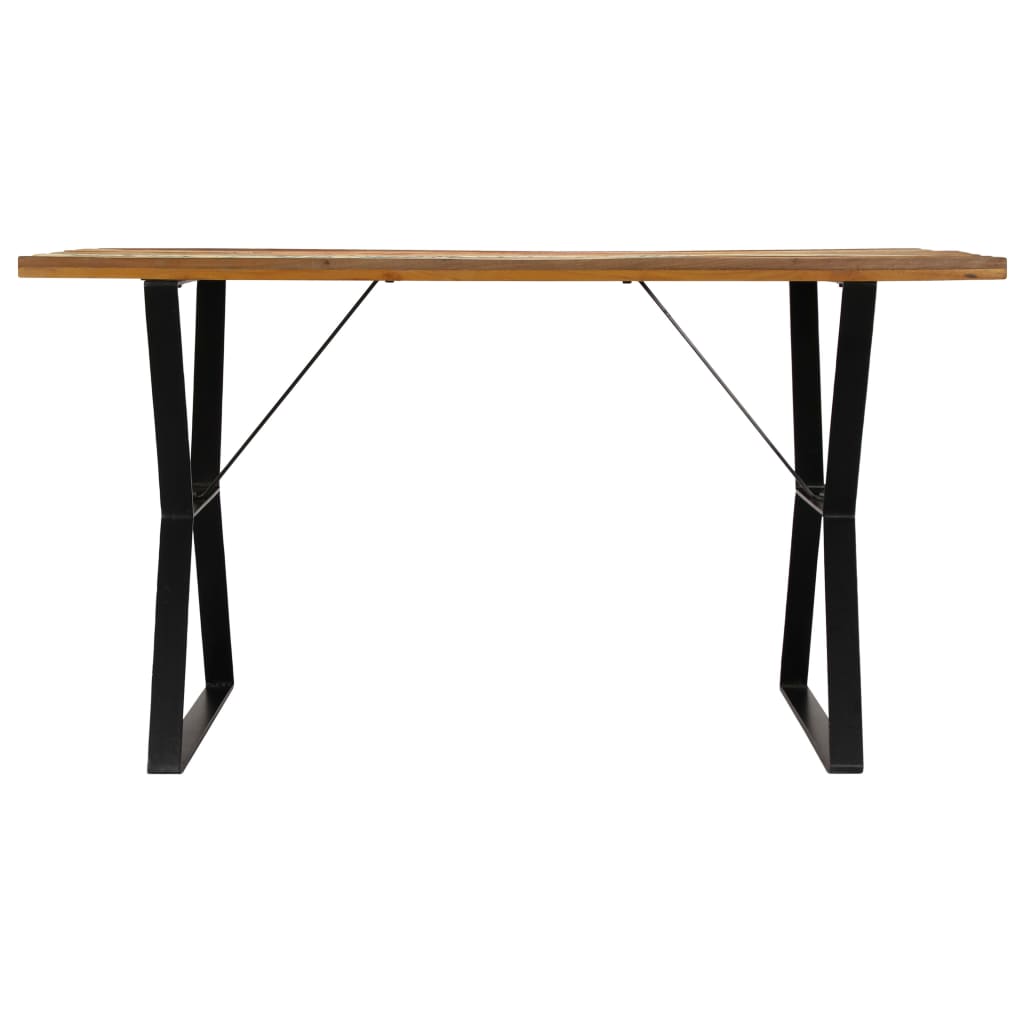 Blagovaonski stol od masivnog obnovljenog drva 140 x 80 x 76 cm
