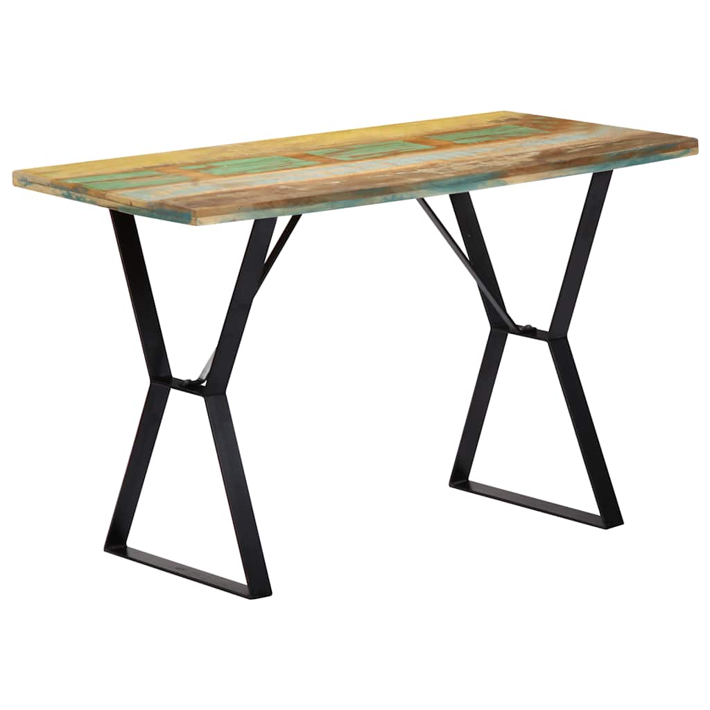 Blagovaonski stol od masivnog obnovljenog drva 120 x 60 x 76 cm