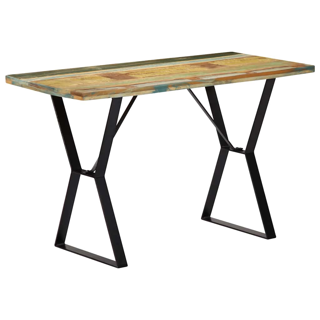 Blagovaonski stol od masivnog obnovljenog drva 120 x 60 x 76 cm