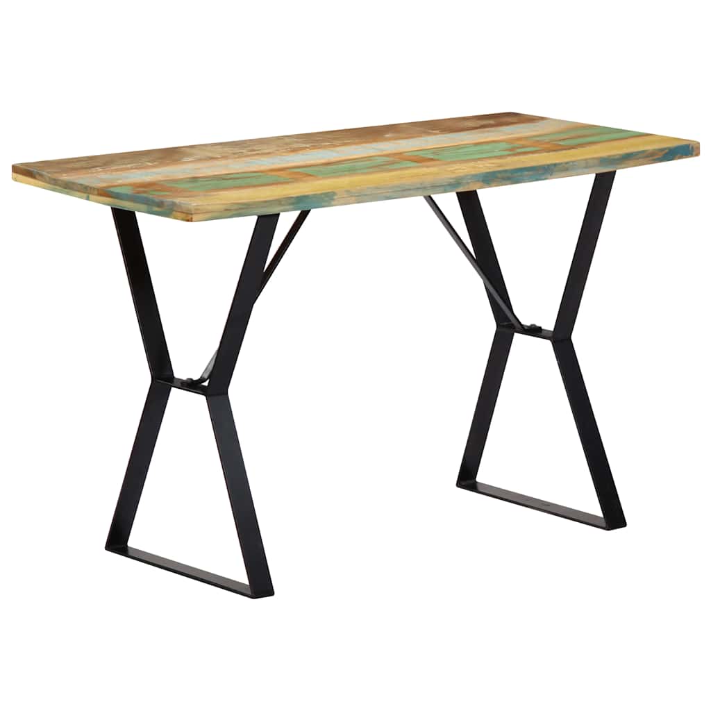 Blagovaonski stol od masivnog obnovljenog drva 120 x 60 x 76 cm