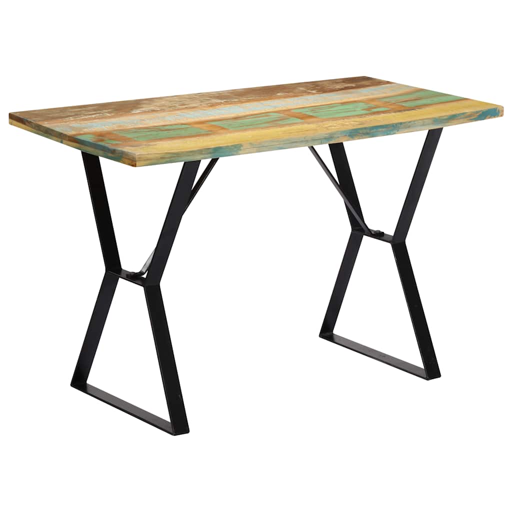 Blagovaonski stol od masivnog obnovljenog drva 120 x 60 x 76 cm