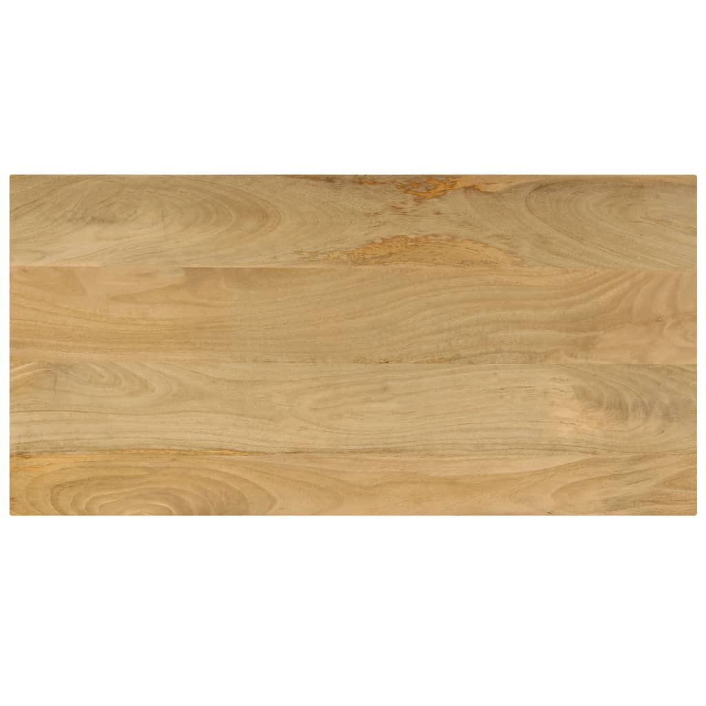 Stolić za kavu 100 x 50 x 35 cm od masivnog drva manga i čelika