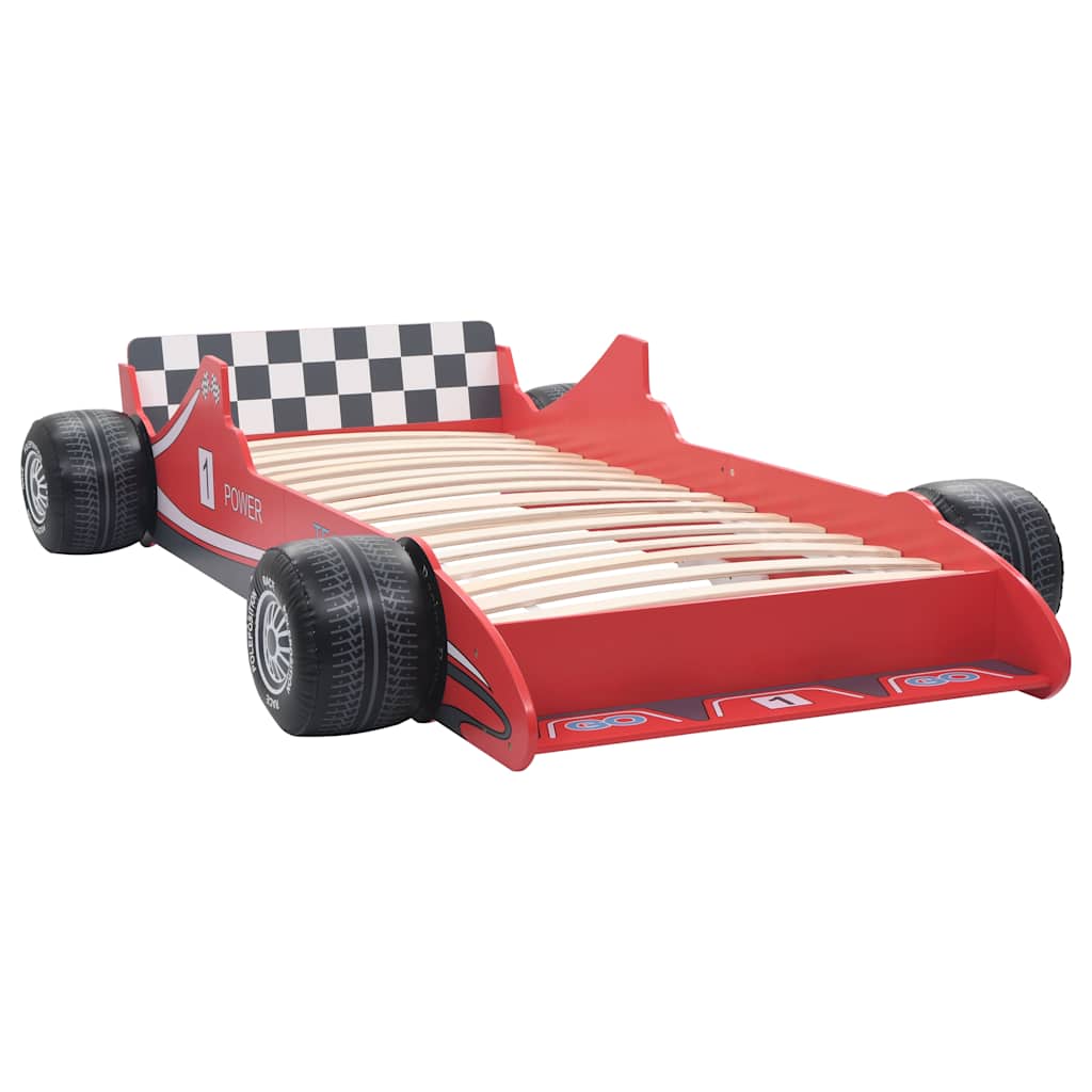 Dječji krevet trkaći auto 90 x 200 cm crveni