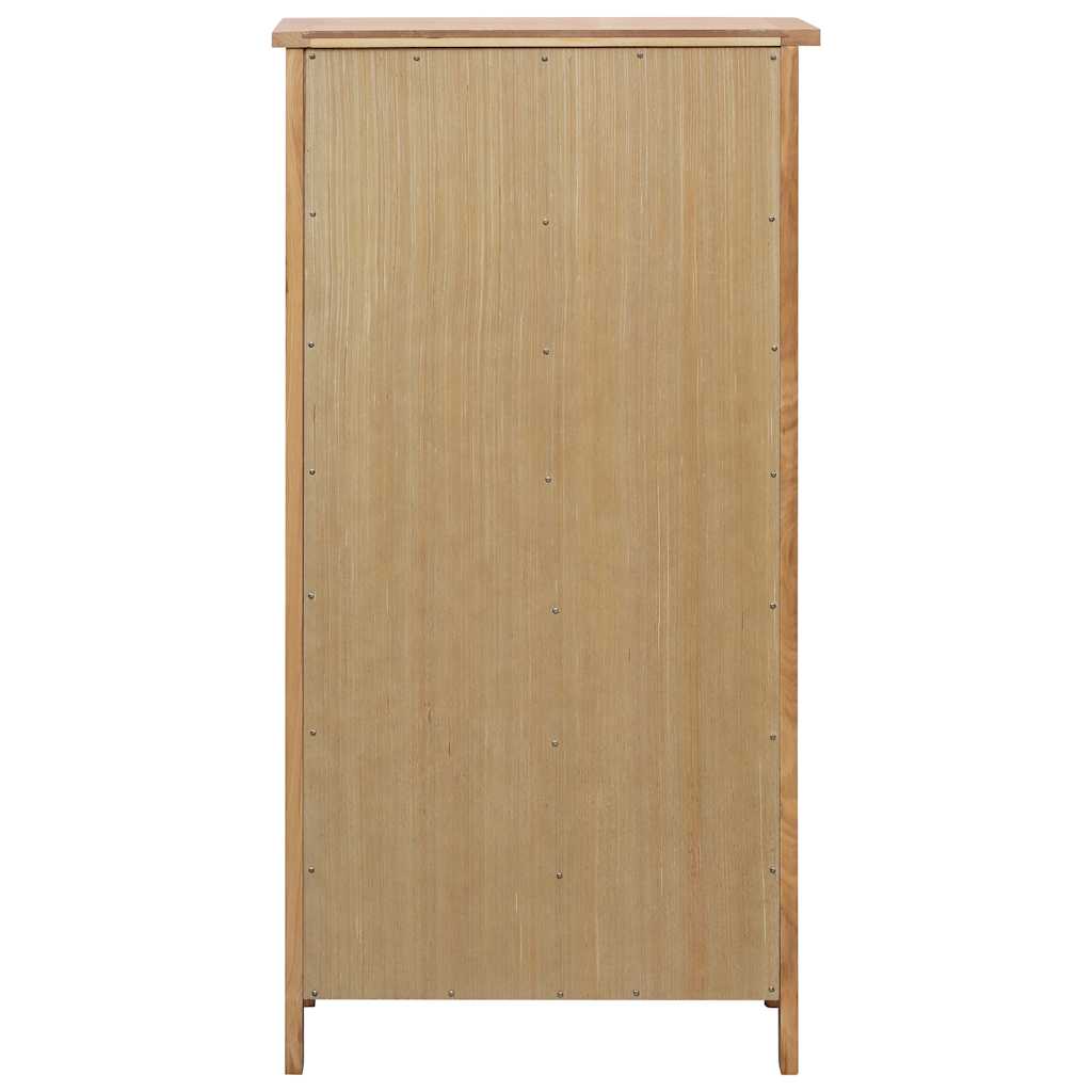 Ormarić za cipele od masivne hrastovine 76 x 37 x 105 cm
