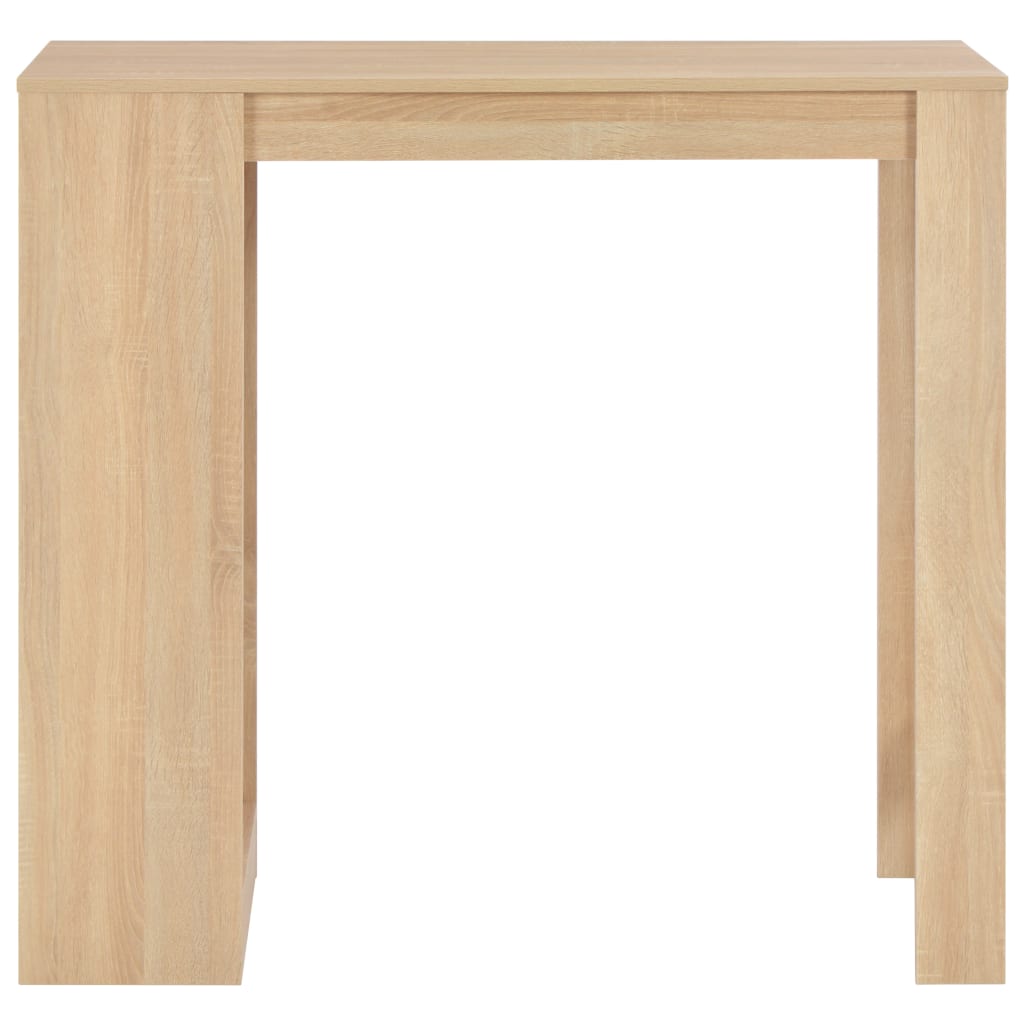 Barski stol s policom boja hrasta 110 x 50 x 103 cm