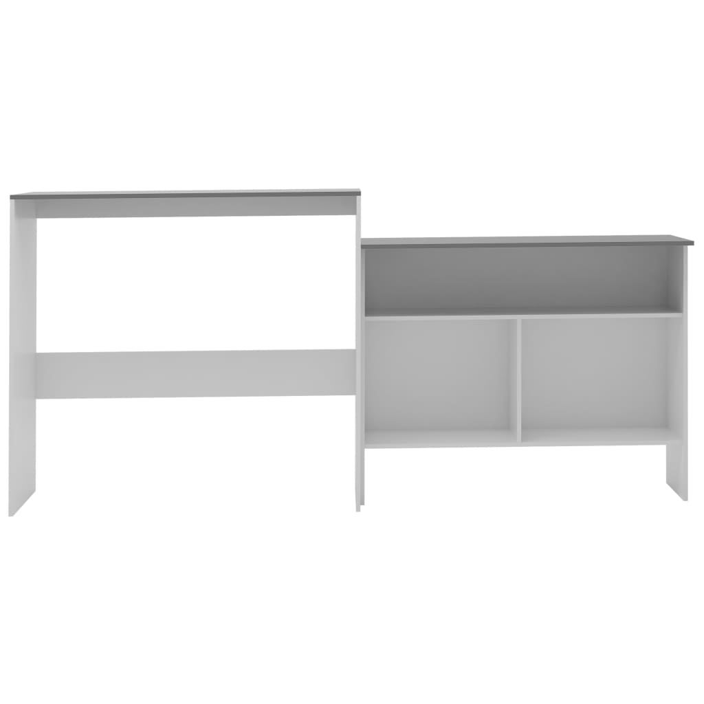 Barski stol s 2 stolne ploče 130x40x120 cm