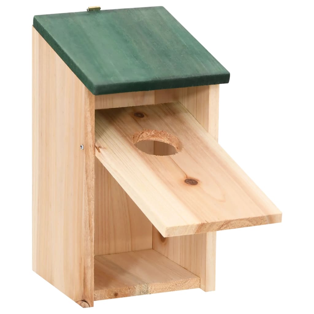 Kućice za ptice 8 kom drvene 12 x 12 x 22 cm