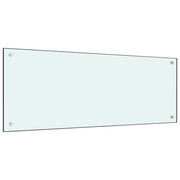 Kuhinjska zaštita od prskanja mliječna 100 x 40 cm kaljeno staklo