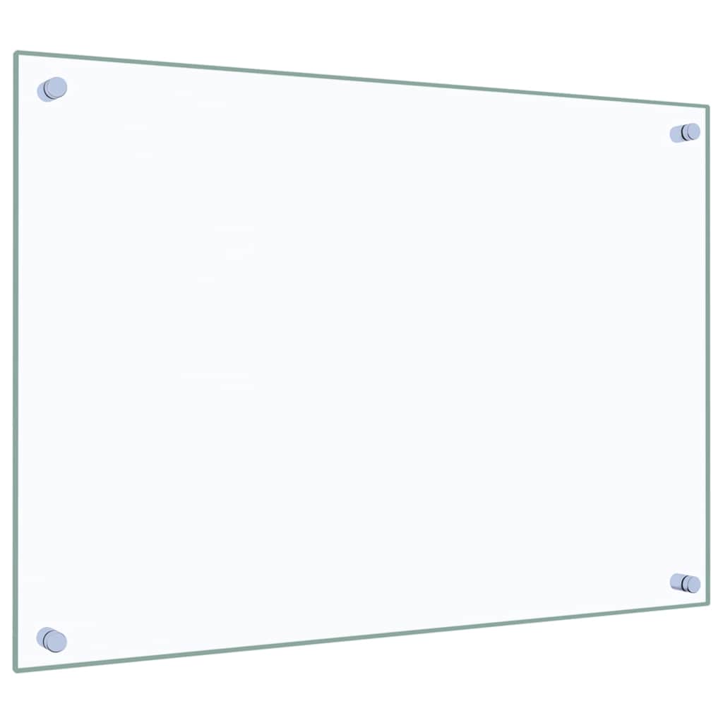 Kuhinjska zaštita od prskanja prozirna 70x50 cm kaljeno staklo