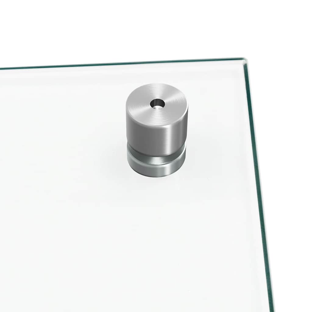 Kuhinjska zaštita od prskanja prozirna 100x50 cm kaljeno staklo