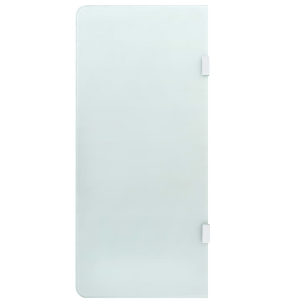 Zidna pregrada za pisoar 90 x 40 cm od kaljenog stakla