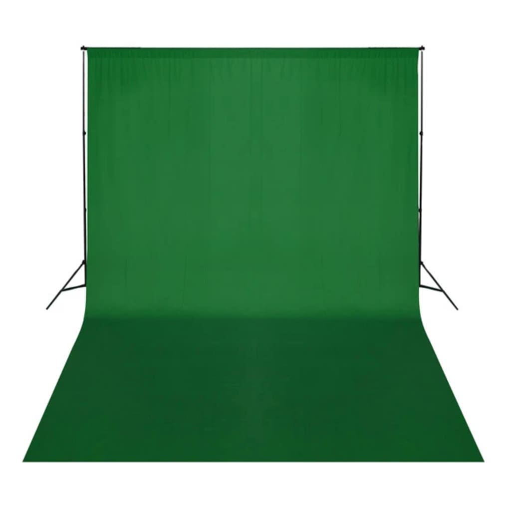 Pozadina pamučna bez stalka zelena 500 x 300 cm chroma key