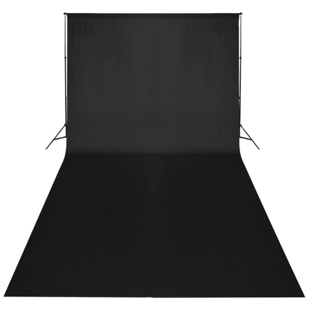 Pozadina pamučna bez stalka crna 600 x 300 cm