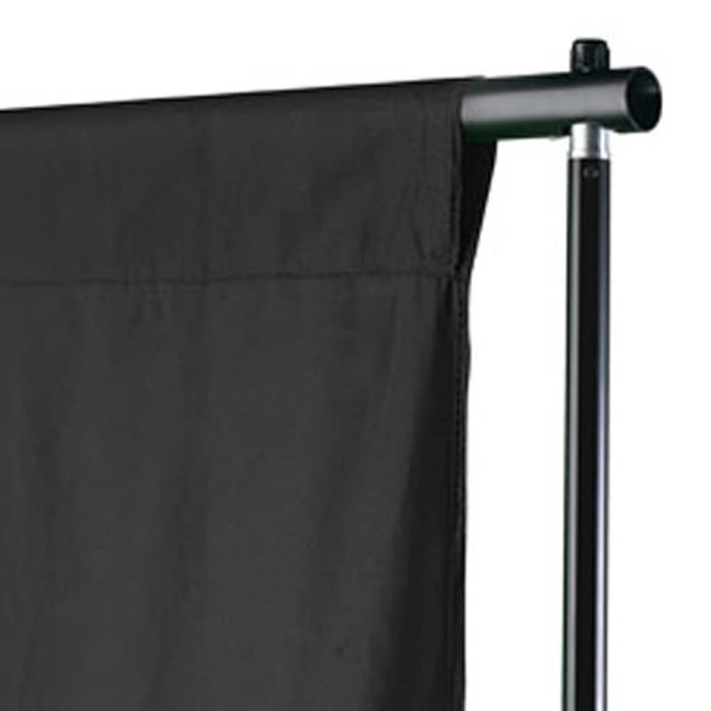 Pozadina pamučna bez stalka crna 600 x 300 cm