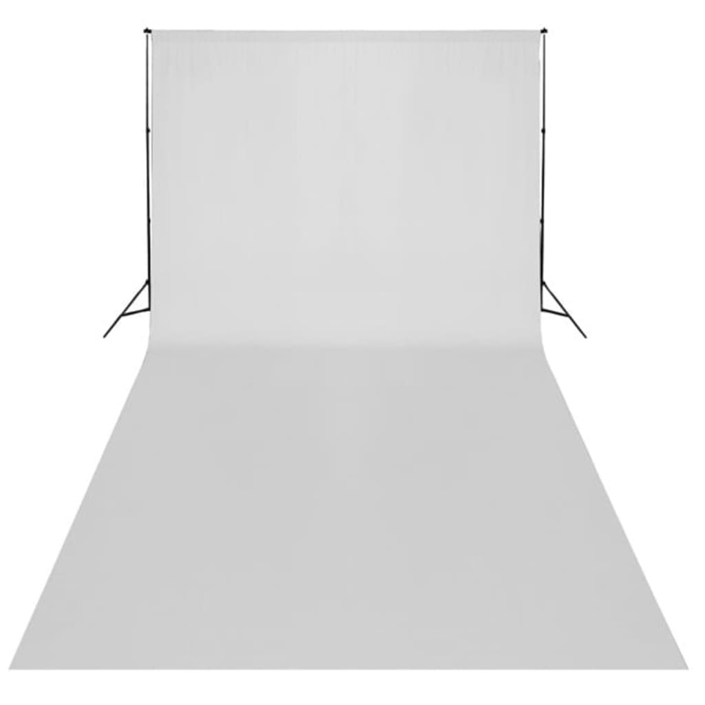 Pozadina pamučna bez stalka bijela 600 x 300 cm