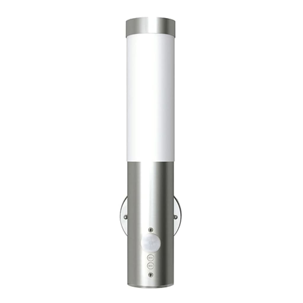 Vanjske zidne lampe 2 kom s detektorom pokreta, nehrđajući čelik