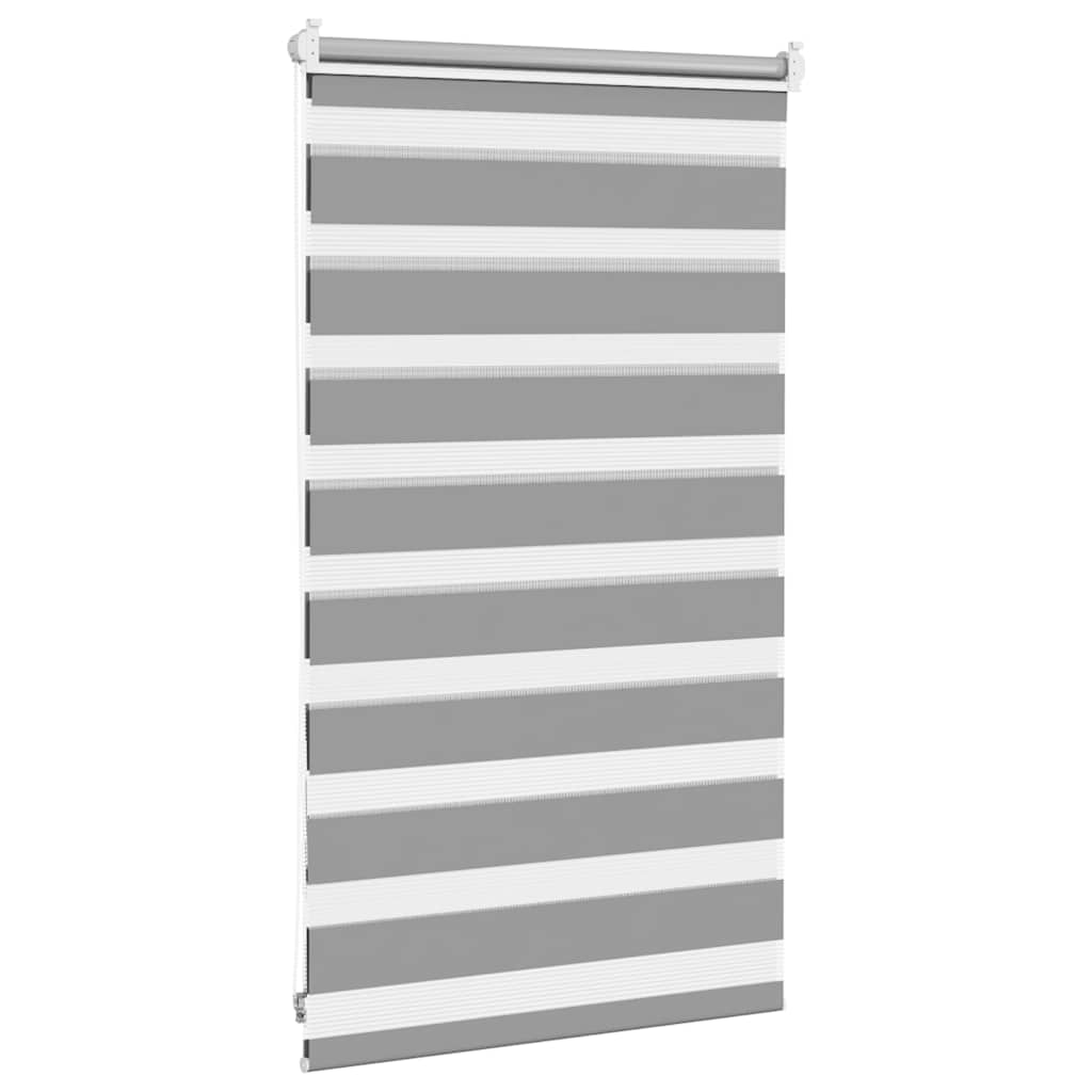 Zebra zavjesa 50,9x100 cm Širina tkanine 46,7 cm siva