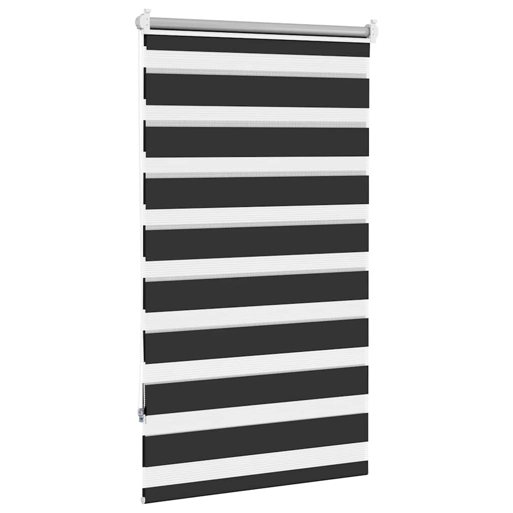 Zebra zavjesa 70,9x120 cm Širina tkanine 66,7 cm crna