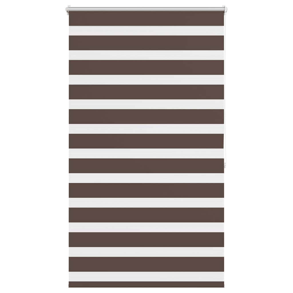 Zebra zavjesa 80,9x175 cm Širina tkanine 76,7 cm boje kave