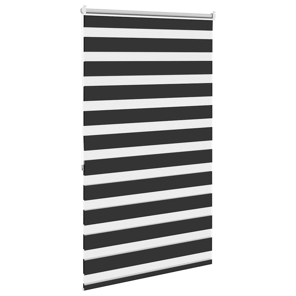 Zebra zavjesa 100,9 x 175 cm Širina tkanine 96,7 cm crna