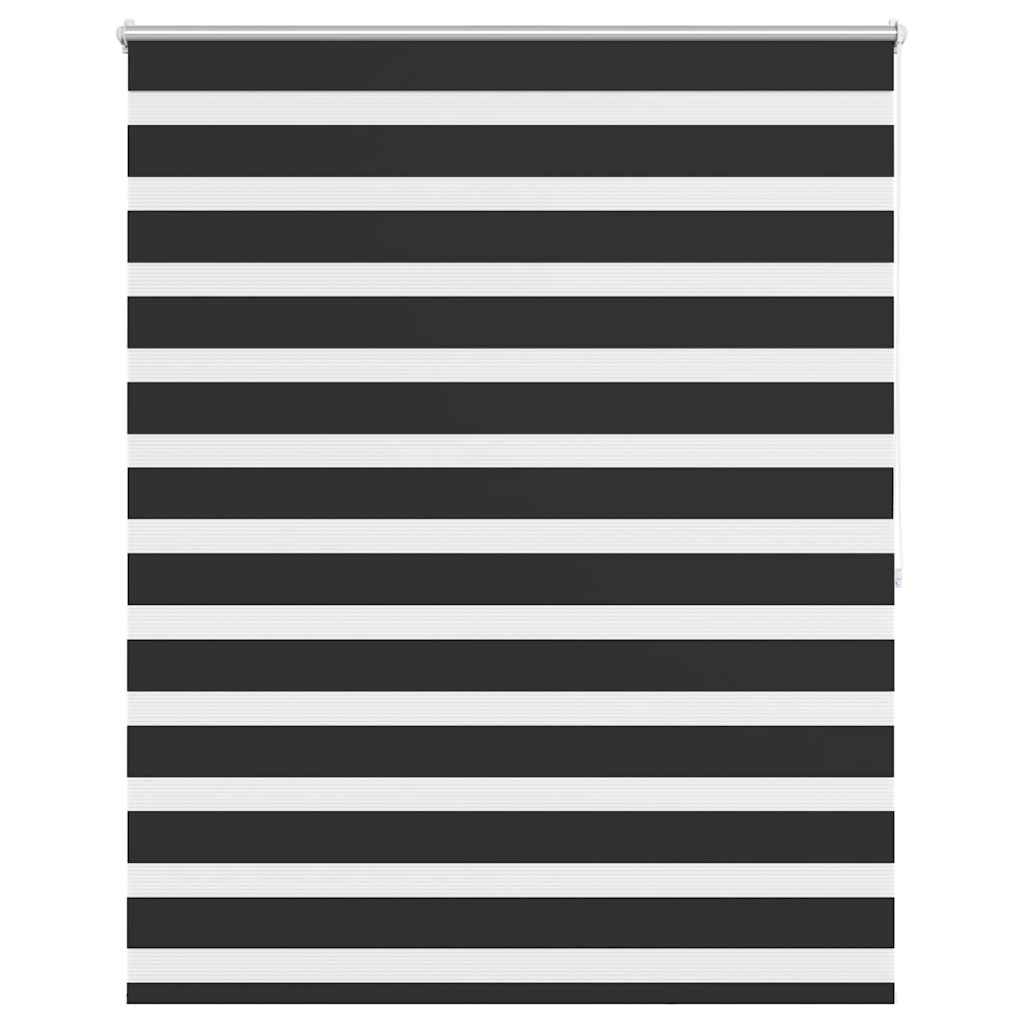 Zebra zavjesa 120,9 x 175 cm Širina tkanine 116,7 cm crna