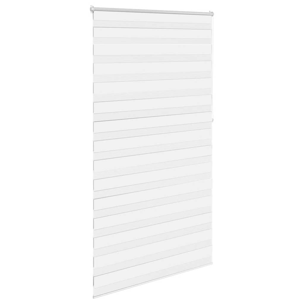 Zebra zavjesa 120,9 x 230 cm Širina tkanine 116,7 cm bijela