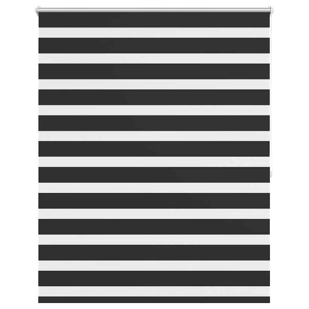 Zebra zavjesa 140,9 x 175 cm Širina tkanine 136,7 cm crna