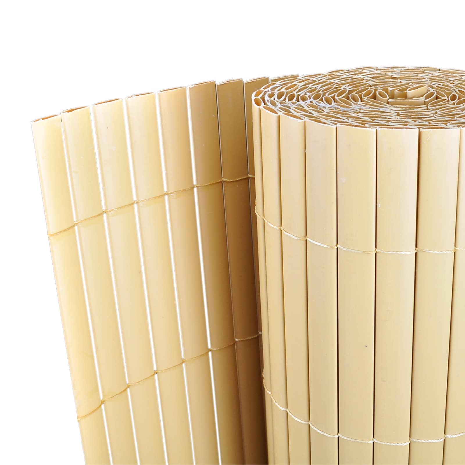Panele ograde Žuta PVC
