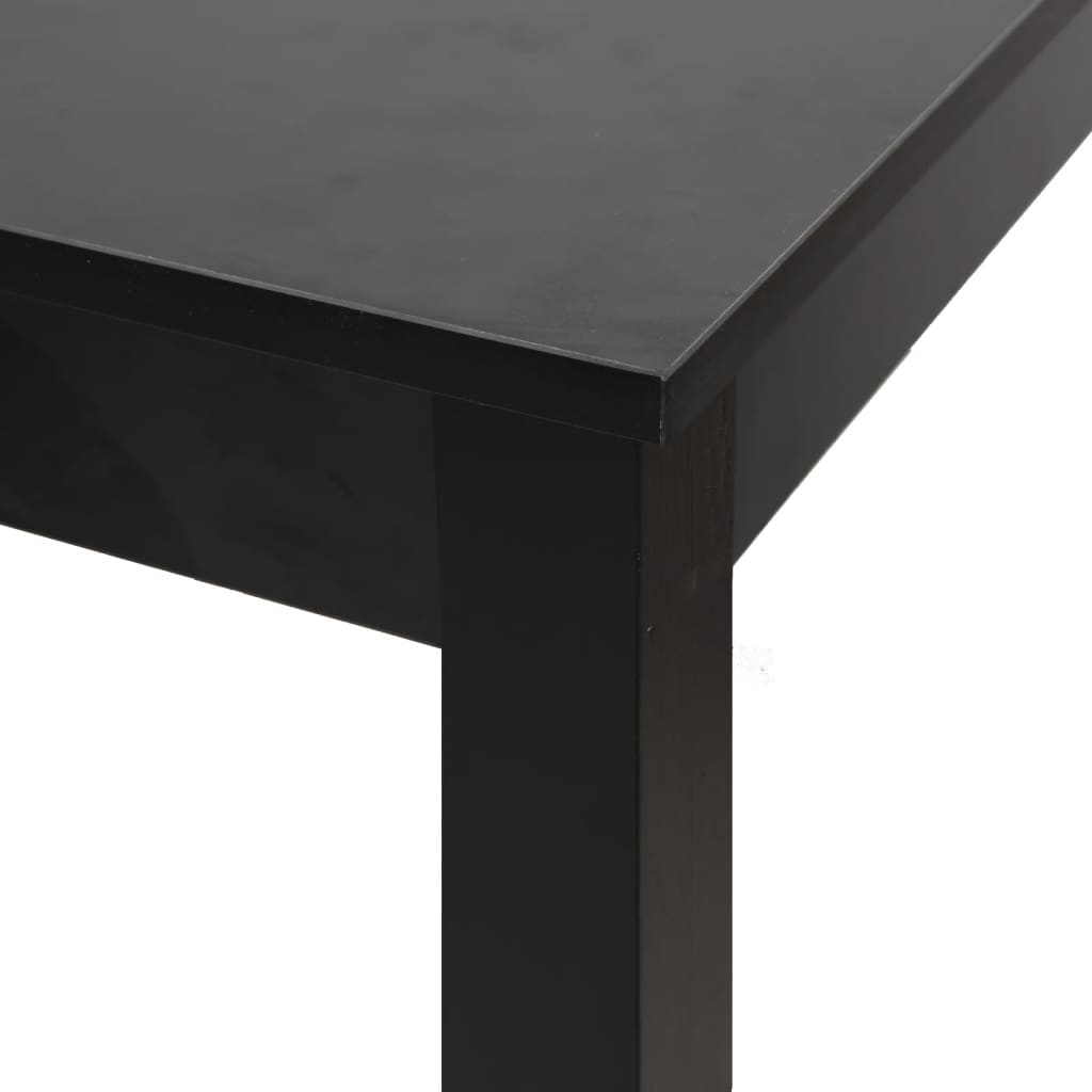 Barski stol MDF crni 115 x 55 x 107 cm