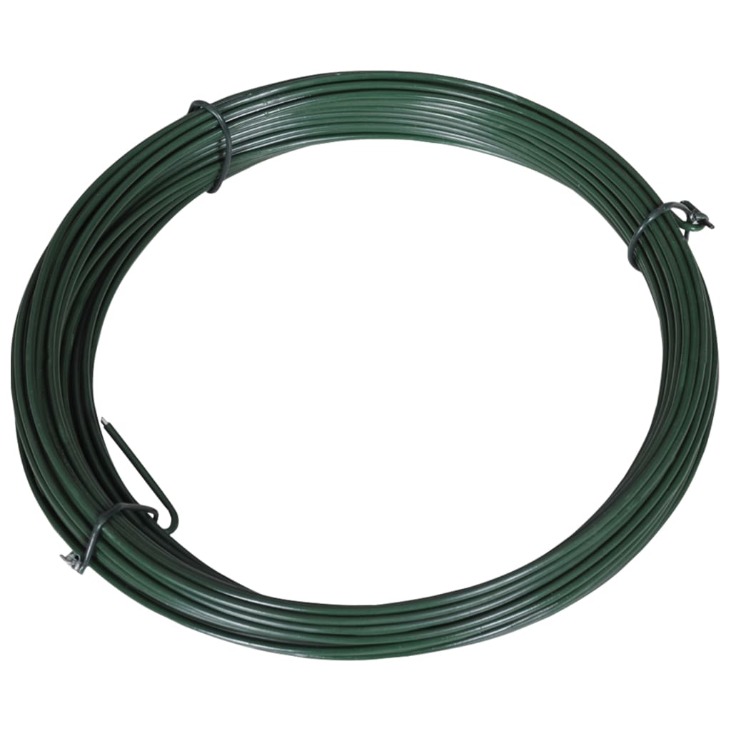 Žica za zatezanje ograde 25 m 1,4/2 mm čelična zelena