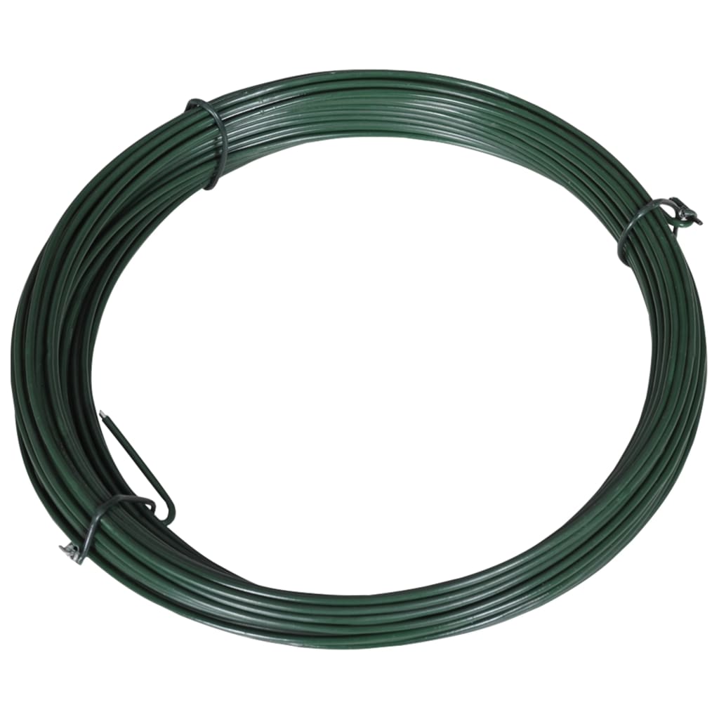 Žica za zatezanje ograde 25 m 1,4/2 mm čelična zelena