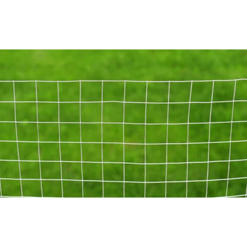 Žičana ograda za kokoši od pocinčanog čelika 25 x 1 m srebrna