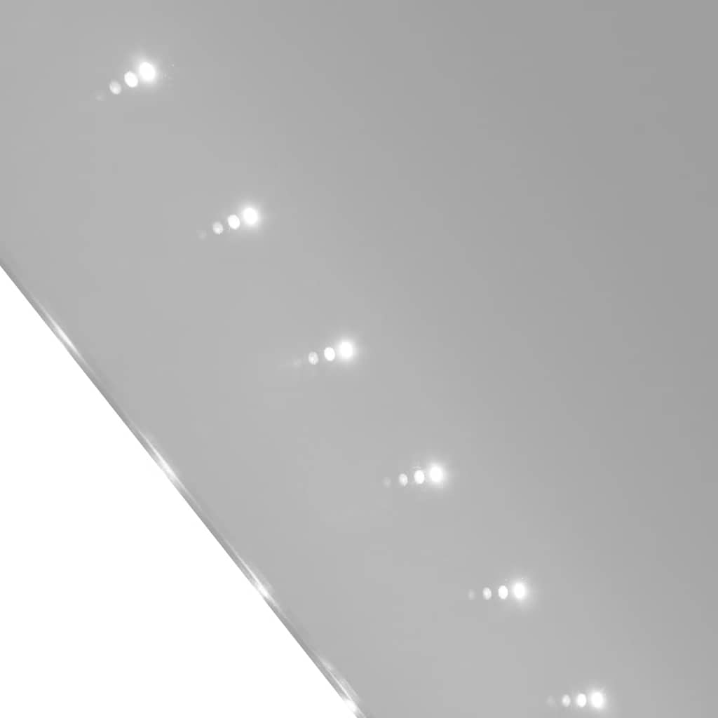Zidno Ogledalo za kupaonicu s LED svjetlom 100 x 60 cm ( D x Š)