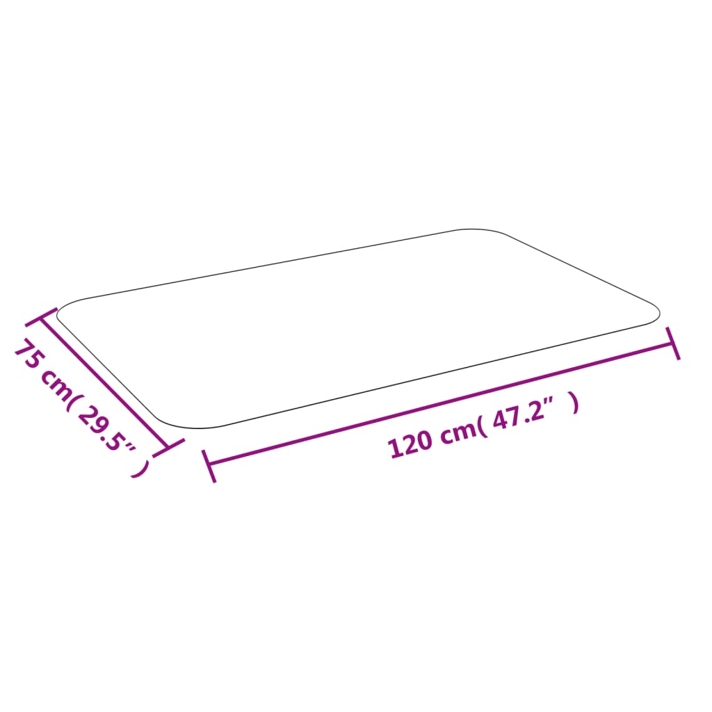 Podna prostirka za laminat ili tepih 75 cm x 120 cm