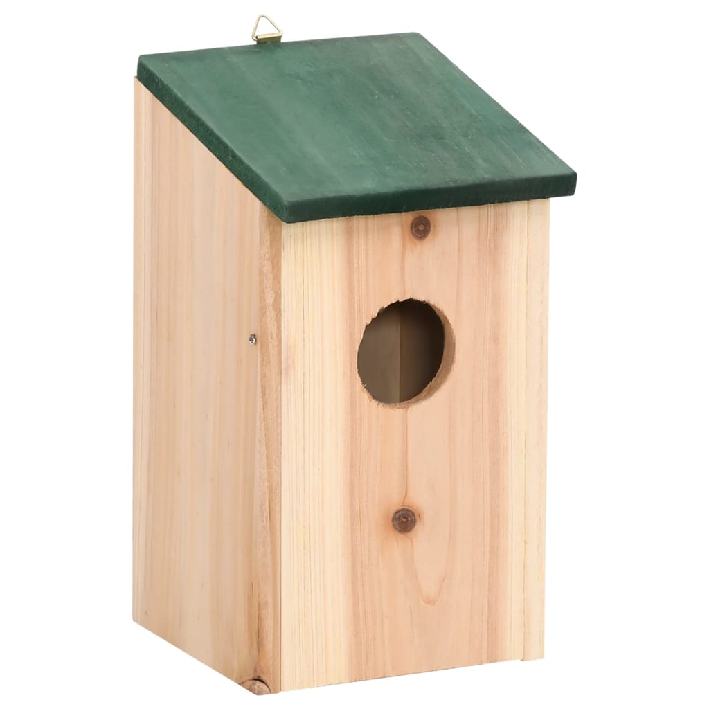 Kućice za ptice 4 kom drvene 12 x 12 x 22 cm