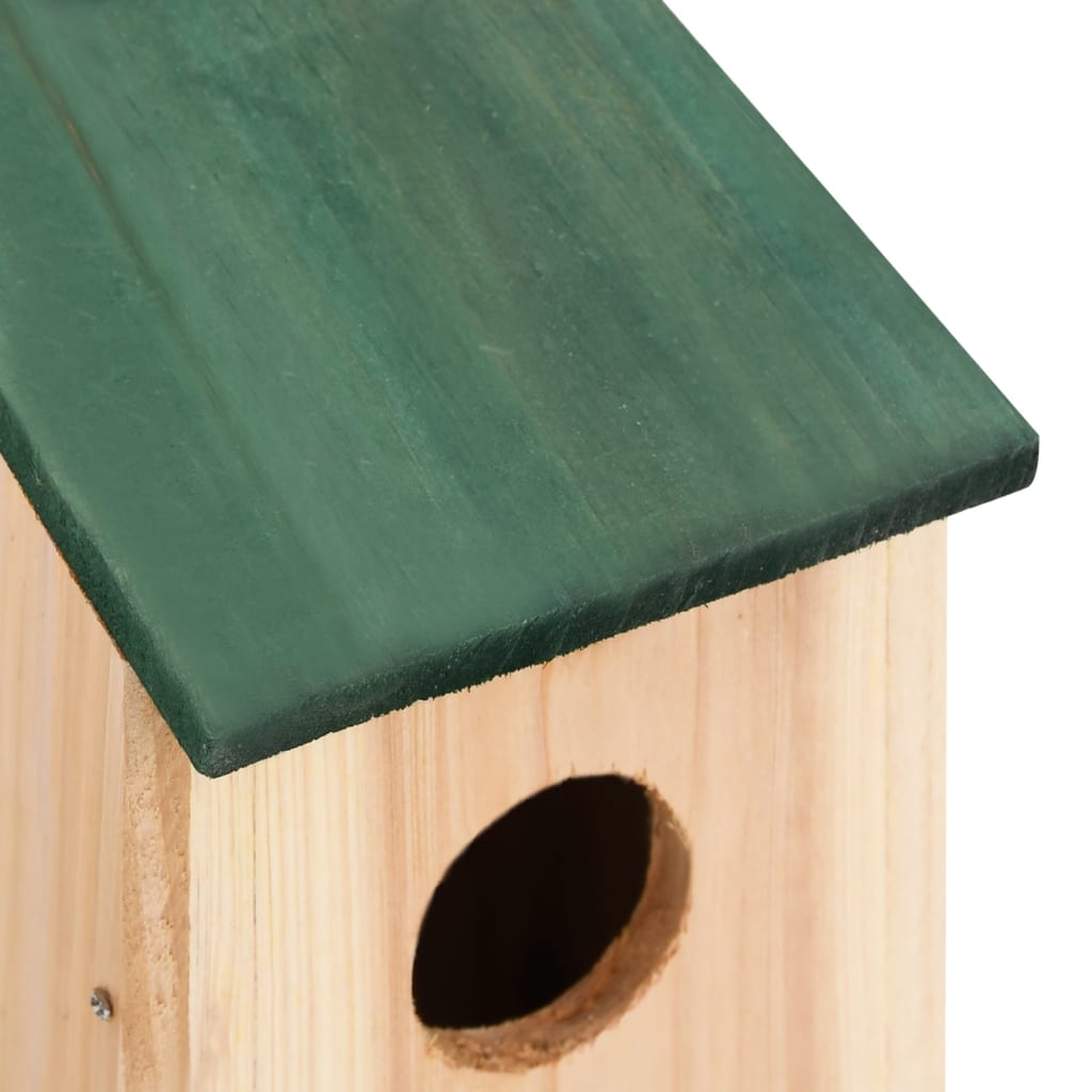 Kućice za ptice 4 kom drvene 12 x 12 x 22 cm