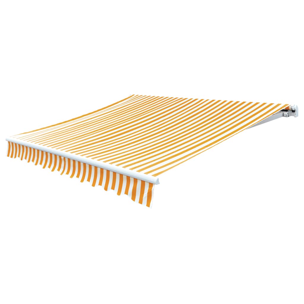 Platno za tendu boja suncokreta i bijela 6 x 3 m (bez okvira)