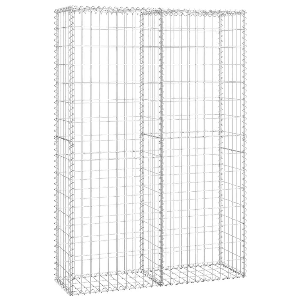Gabionska košara s poklopcima od pocinčane žice 150 x 100 x 30 cm
