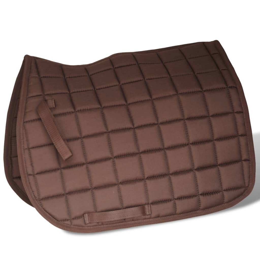 Sedlo za Jahanje Komplet 17,5 " od Prave Kože Smeđe 18 cm 5 u 1