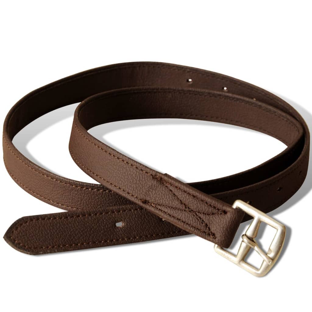 Sedlo za Jahanje Komplet 17,5 " od Prave Kože Smeđe 18 cm 5 u 1